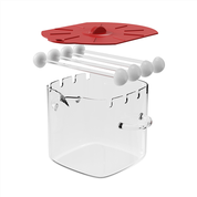 Mikrolaineahi peekoniklaasi pliit klaasist vardaga